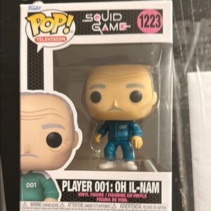 Funko Pop! Squid Game Player 001 in Blue and White
